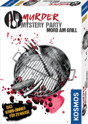 Murder Mystery Party - Mord am Grill Brettspiel ab 16 Jahren, für 6-8 Spieler
