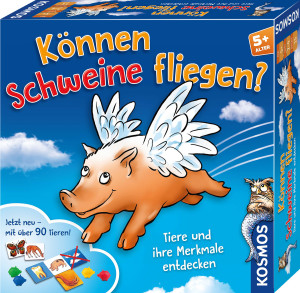 Können Schweine fliegen? (Jubiläum) Brettspiel ab 5 Jahren, für 2-4 Spieler