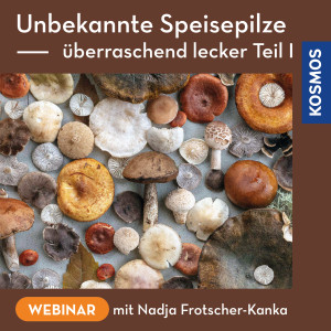 Unbekannte Speisepilze – überraschend lecker Teil 1 - Webinar | Nadja Frotscher-Kanka
