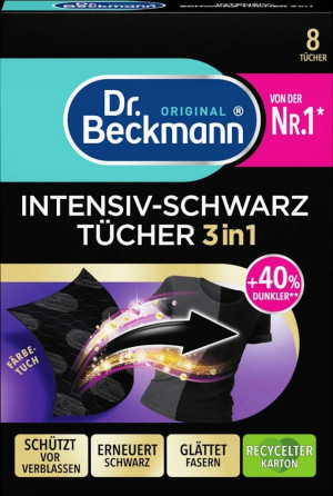 Dr. Beckmann chusteczki do czarnych tkanin 8 szt wyłapujące kolor