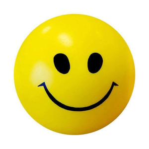 Piankowa piłeczka antystresowa gniotek EMOJI buźki minki 6 cm