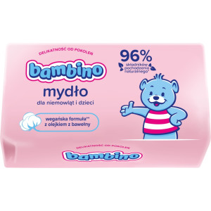 Bambino mydło hipoalergiczne w kostce dla niemowląt i dzieci 90 g