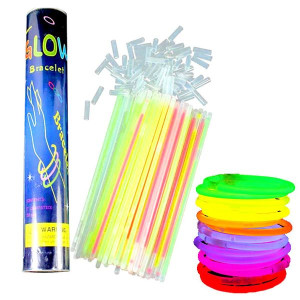 Opaski świecące PAŁECZKI fluorescencyjne 100 szt.
