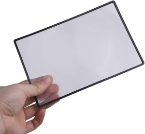 Lupa kieszonkowa płaska jak karta WERSJA XXL 18x11 cm
