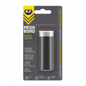 Masa naprawcza K2 Mega Bond do stali metali stalowa plastelina