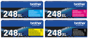 Tonery Brother TN-248 XL - 3000 stron (Komplet)