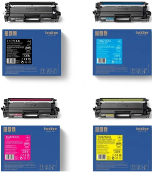Tonery Brother TN-821 XXL - 15000 stron (Komplet)
