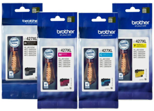 Tusze Brother LC-427 XL - 6000 stron (Komplet)