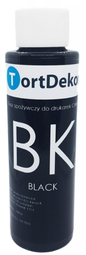 Tusz jadalny do drukarki spożywczej (Czarny)