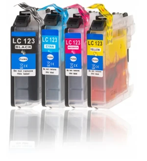 Tusze Brother LC-123 XL zamienniki (Komplet)