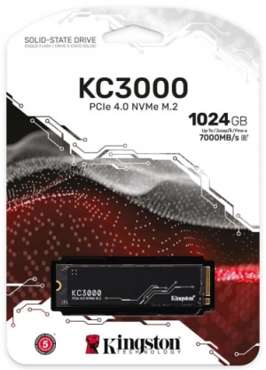 Kingston 1TB M.2 PCIe Gen4 NVMe KC3000