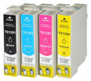 Tusze Epson T1281-T1284 XL zamienniki (Komplet)