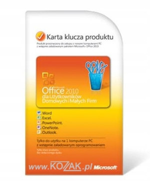 Microsoft Office 2010 PL PKC Home and Business
