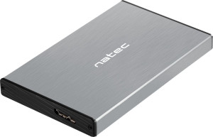 Kieszeń Natec 2.5" SATA - USB 3.0 Rhino Go Szara