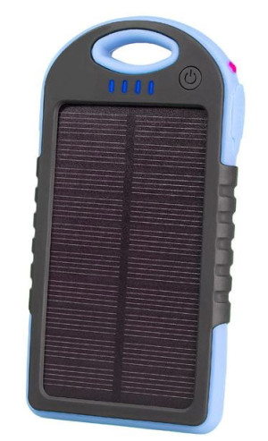 Powerbank Tracer Solar Mobile Battery 5000 mAh niebieski