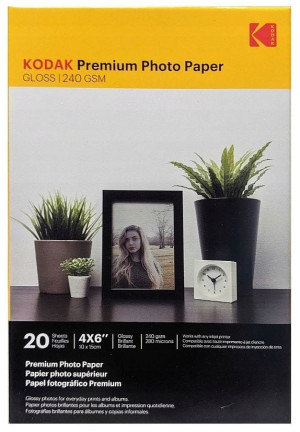 Papier fotograficzny Kodak 240 g/m² błyszczący 20 sztuk