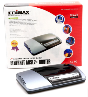 EdiMax ADSL 2+ Broadband Router, 1xAnnex A