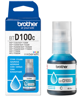 Tusz Brother BTD100C - 5000 stron (Niebieski)