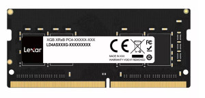 Lexar SODIMM, DDR4, 8 GB, 3200 MHz, CL22