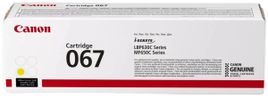 Toner Canon CRG-067 - 1250 stron (Żółty)
