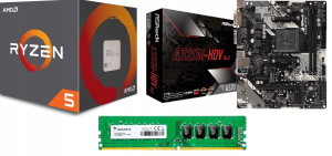 AMD Ryzen 5 2600X + ASRock A320M + Adata 8GB