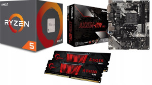 AMD Ryzen 5 2600X + ASRock A320M + G.Skill 16GB RAM