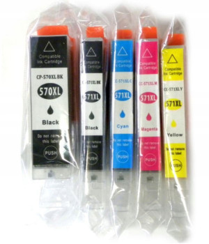Tusze Canon PGI-570 + CLI-571 zamienniki (Komplet)