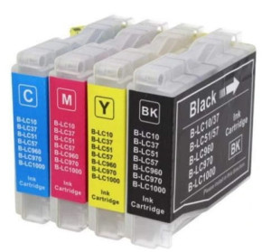 Tusze Brother LC-1000 XL zamienniki (Komplet)