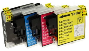 Tusze Brother LC-1100 XL zamienniki (Komplet)