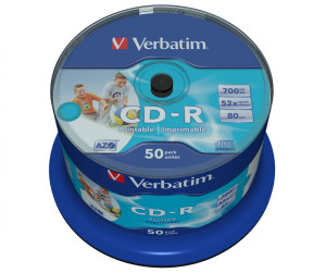 Płyty CD-R Verbatim 700MB 52x 80min 50 sztuk