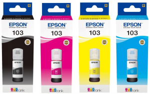 Tusze Epson 103 - 7500 stron (Komplet)