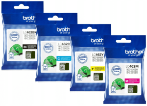 Tusze Brother LC-462 - 550 stron (Komplet)