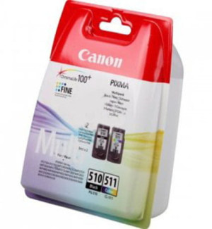 Tusze Canon PG-510 Czarny + CL-511 Kolor (Komplet)