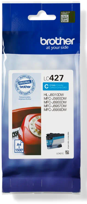 Tusz Brother LC-427C - 1500 stron (Niebieski)