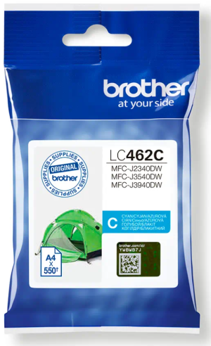 Tusz Brother LC-462C - 550 stron (Niebieski)
