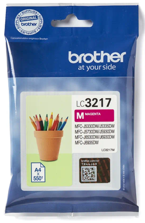 Tusz Brother LC-3217M - 550 stron (Magenta)