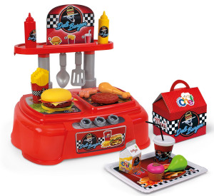 Chicos - Grill dla dzieci Kuchnia 23 akcesoria 83007