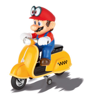 Carrera RC - Super Mario Odyssey Skuter, Mario 2.4GHz 1:20 200992