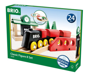 Brio Kolejka - Kolejka drewniana z torami 33028