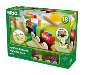 Brio Kolejka - Mój pierwszy pociąg Zestaw początkowy 33727
