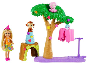 Barbie Chelsea The Lost Birthday - Zestaw Urodziny z niespodzianką Lalka Chelsea + Akcesoria GTM84