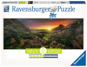 Ravensburger - Puzzle Panoramiczne Słońce nad Islandią 1000 elem. 150946