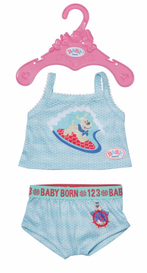 BABY born - Ubranko Zestawy bielizny 2-częściowy dla lalki 43 cm Niebieski 830123