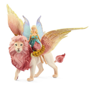 Schleich Świat Elfów Bayala - Elf na skrzydlatym Lwie 70714