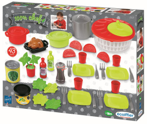 Ecoiffier - 100% Chef Zestaw sałatkowy Akcesoria kuchenne 2521