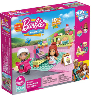 Mega Construx - Zestaw klocków Barbie Cukiernia + 2 figurki GWR32