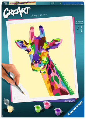 Ravensburger - CreArt Żyrafa Malowanie po numerach 289936