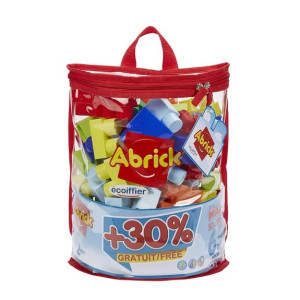Ecoiffier Abrick - Klocki w torbie + 30% Gratis 65 elem. 7349 02