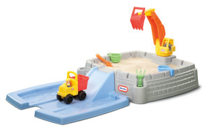 Little Tikes - Piaskownica Teren budowy z koparką 624520