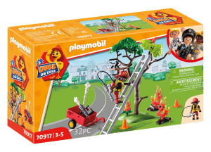 Playmobil - Duck On Call Akcja straży pożarnej. Uratuj kotka! 70917